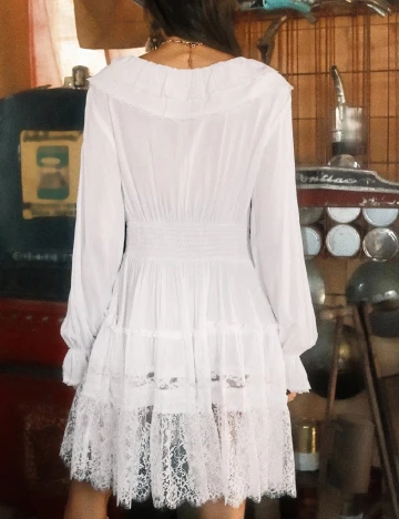 Rochie scurta SHEIN, alb