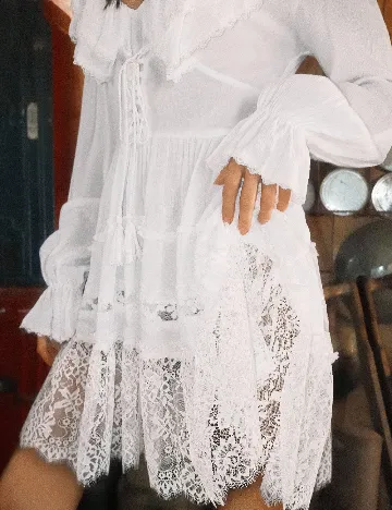 Rochie scurta SHEIN, alb