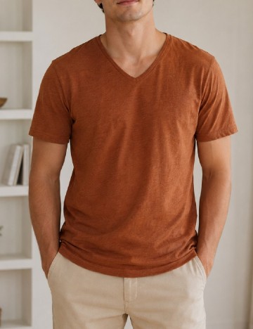 Tricou Bershka, maro