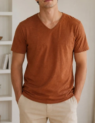 Tricou Bershka, maro