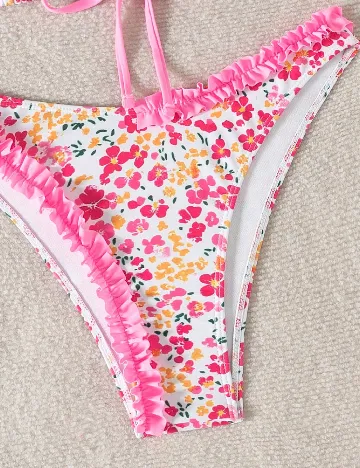 Costum de baie SHEIN, floral print