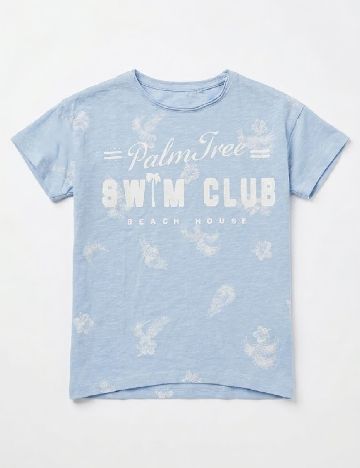 Tricou Zara, albastru deschis