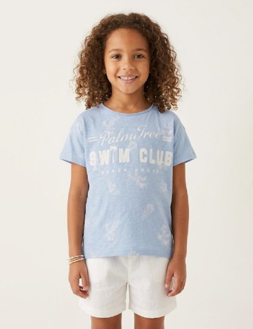 Tricou Zara, albastru deschis