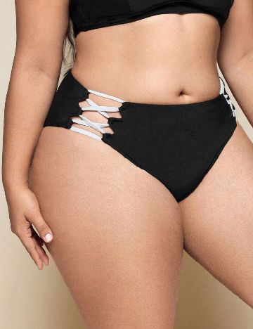 Chilot de  baie SHEIN CURVE, negru