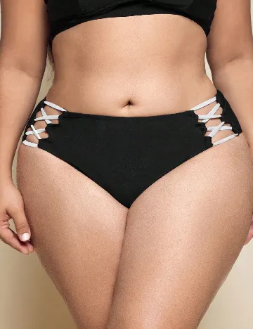 Chilot de  baie SHEIN CURVE, negru