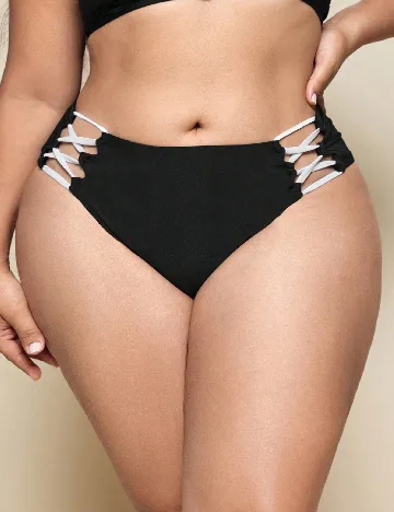Chilot de  baie SHEIN CURVE, negru
