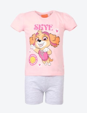 Pijama Nickelodeon, roz/gri