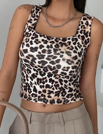 Top Dazy, animal print