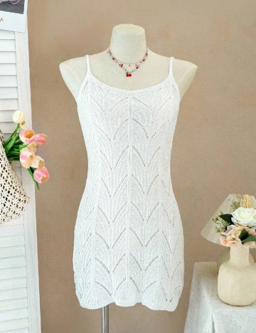 Rochie de plaja SHEIN, alb