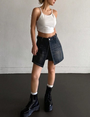 Fusta pantalon Dazy, bleumarin