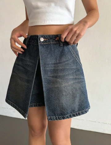 Fusta pantalon Dazy, bleumarin