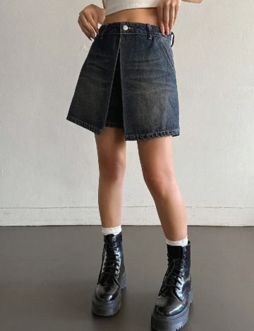 Fusta pantalon Dazy, bleumarin