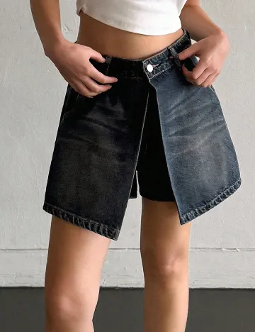 Fusta pantalon Dazy, bleumarin