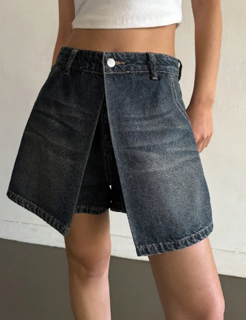 Fusta pantalon Dazy, bleumarin