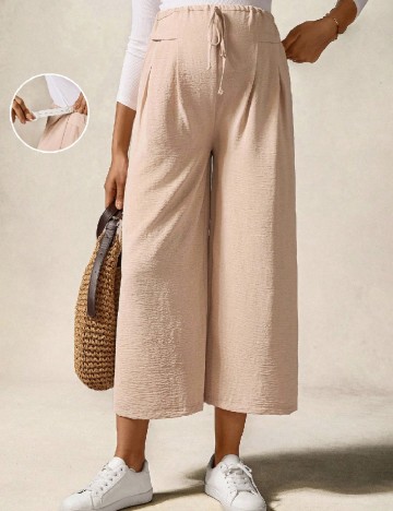 Pantaloni SHEIN Maternity, bej