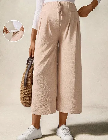 Pantaloni SHEIN Maternity, bej