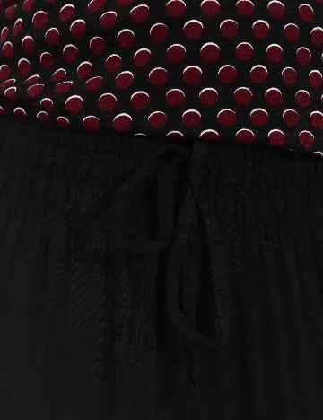 Bluza Tezenis, negru/visiniu