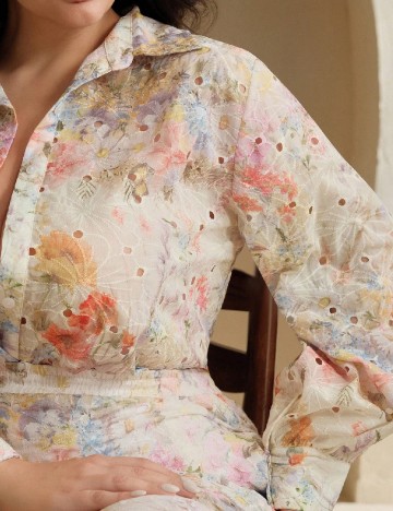 Compleu Anewsta Curve, floral print