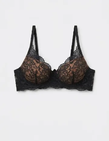 Sutien Tezenis, negru/maro