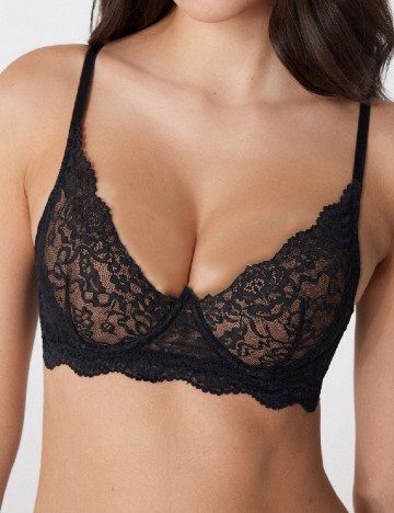 Sutien Tezenis, negru/maro