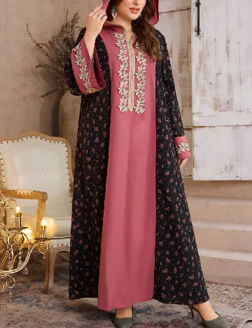 Rochie lunga SHEIN CURVE, mix culori