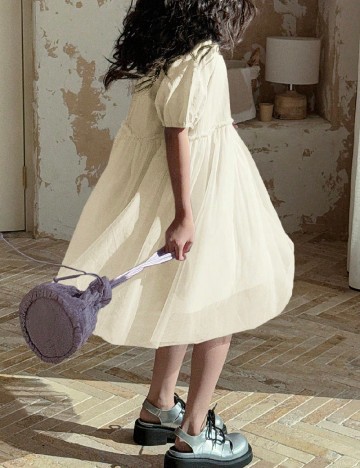 Rochie Shein Kids, ecru