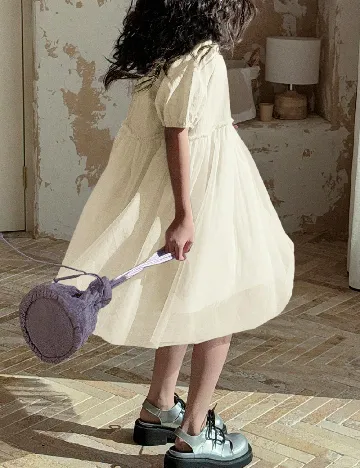 Rochie Shein Kids, ecru