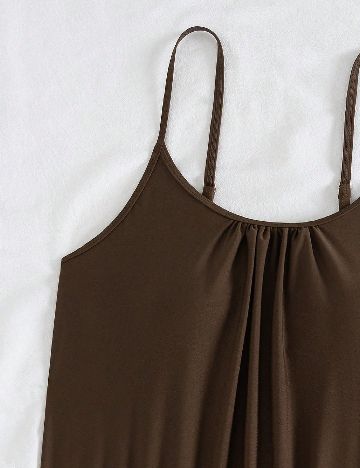 Costum de baie SHEIN, maro