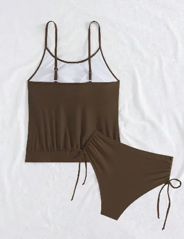 Costum de baie SHEIN, maro