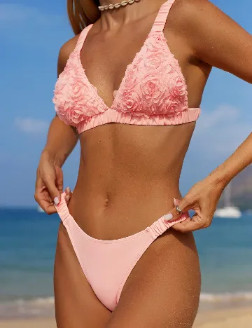 Costum de baie SHEIN, roz