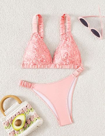 Costum de baie SHEIN, roz