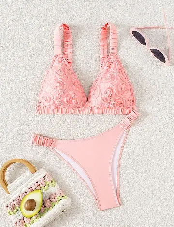 Costum de baie SHEIN, roz