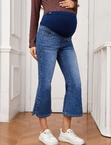 Blugi SHEIN Maternity, albastru