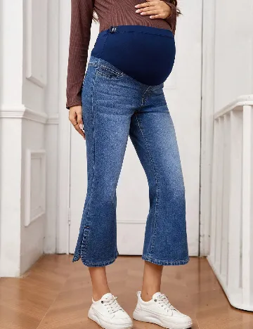 Blugi SHEIN Maternity, albastru