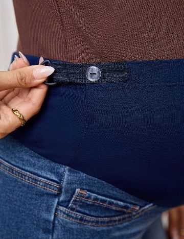Blugi SHEIN Maternity, albastru