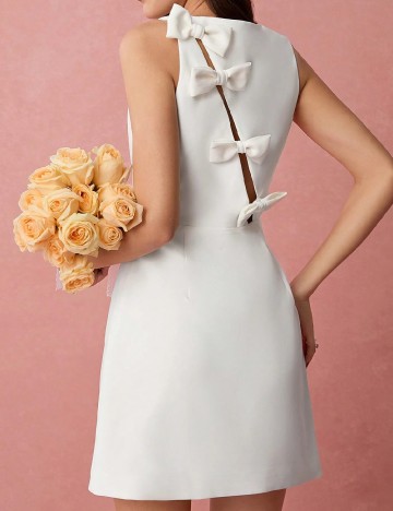 Rochie scurta SHEIN, alb