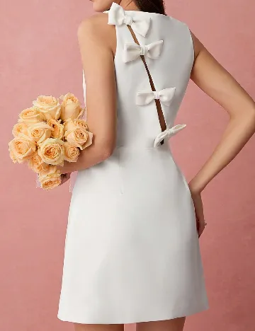 Rochie scurta SHEIN, alb