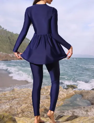 Costum de baie SHEIN, bleumarin