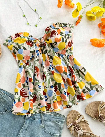 Top SHEIN CURVE, mix culori