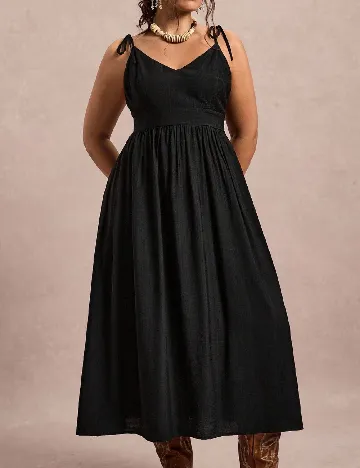 Rochie medie SHEIN CURVE, negru