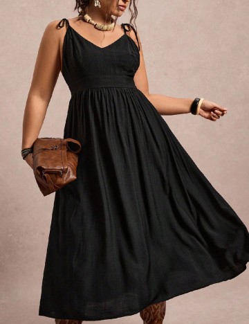 Rochie medie SHEIN CURVE, negru