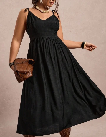 Rochie medie SHEIN CURVE, negru