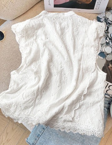 Bluza SHEIN CURVE, alb