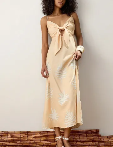 Rochie lunga SHEIN, crem