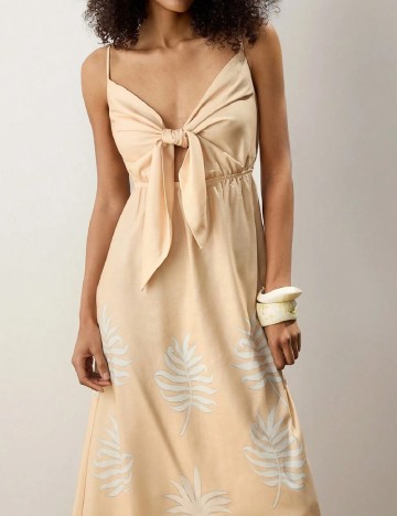 Rochie lunga SHEIN, crem