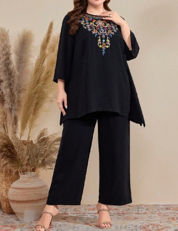 Compleu SHEIN CURVE, negru
