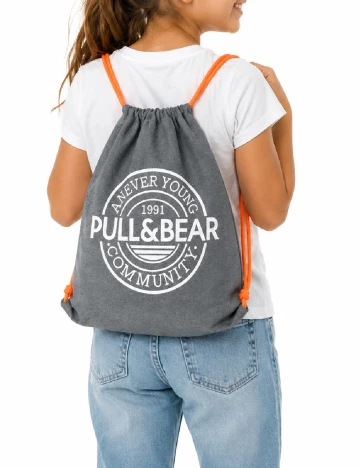 Rucsac Pull&Bear, gri