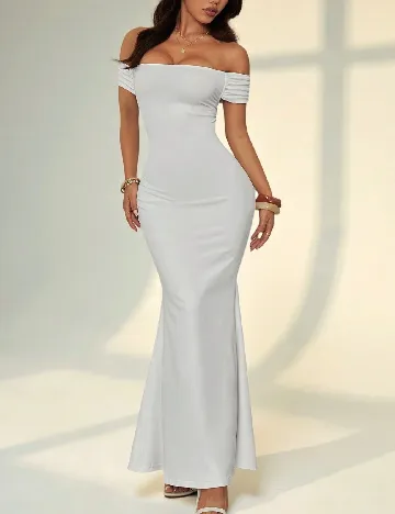 Rochie lunga SHEIN, alb