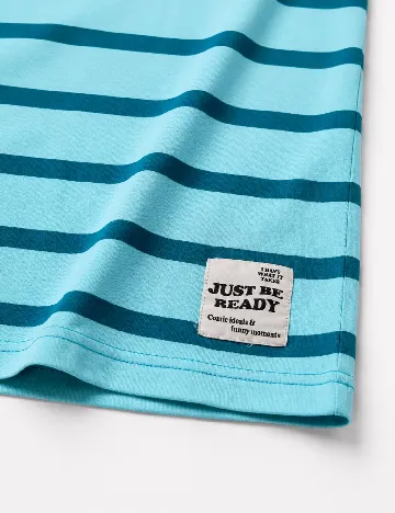 Tricou Zara, turcoaz