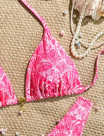 Costum de baie SHEIN, roz